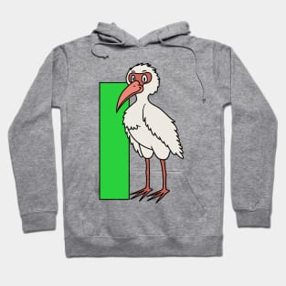Letter I with Ibis Hoodie
